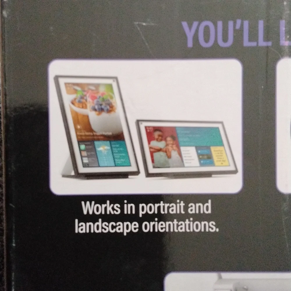 Echo Show 15.6 Black Tablet with Multitasking Capabilities and Minimalist Design